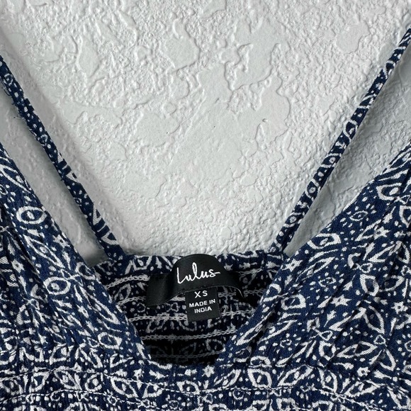 Lulus boho tassle geometric maxi dress xs - Picture 3 of 14